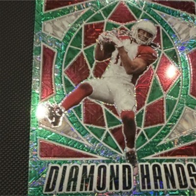 2025 Panini Donruss Optic Diamond Hands Prizm #10 Larry Fitzgerald