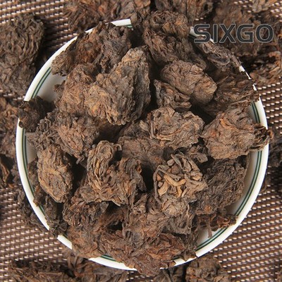 Aged Golden Bud Lao Cha Tou Pu-erh Loose Tea Ripe Pu'er Nubs Nugget Tea