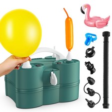 Balloon Pump 3-in-1 Electric Blower Machine for Inflatables and Balloons, Qui...