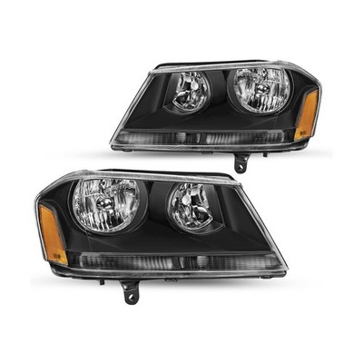 JSBOYAT Halogen Headlight Assembly Replacement for 2008-2014 Dodge Avenger OE...