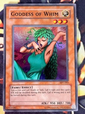 Yugioh: Goddess Of Whim - MP1-003 - Super Rare - HP