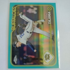 2024 Topps Chrome Japan NPB #11 Daiki Tajima Aqua Refractor /199