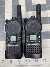 2x Motorola Two-Way 1W Radio CLS1410 Untested As Is H3 