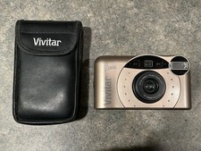 Vivitar PZ7000 35mm Point Shoot Film Camera Vintage Cam with Case 1990s WORKS