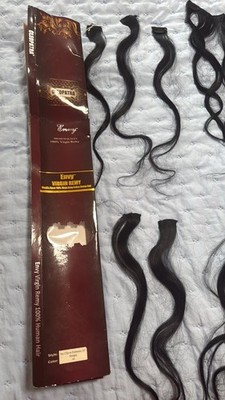 Cleopatra Envy Virgin Remy 100% Human Hair Clip-In Extensions 24'' 9pcs Color 1#