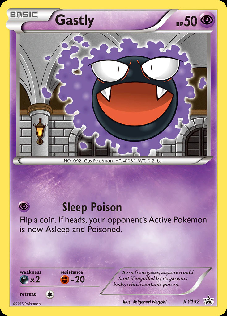 Gastly (XY132) [XY: Black Star Promos] Near Mint Holofoil