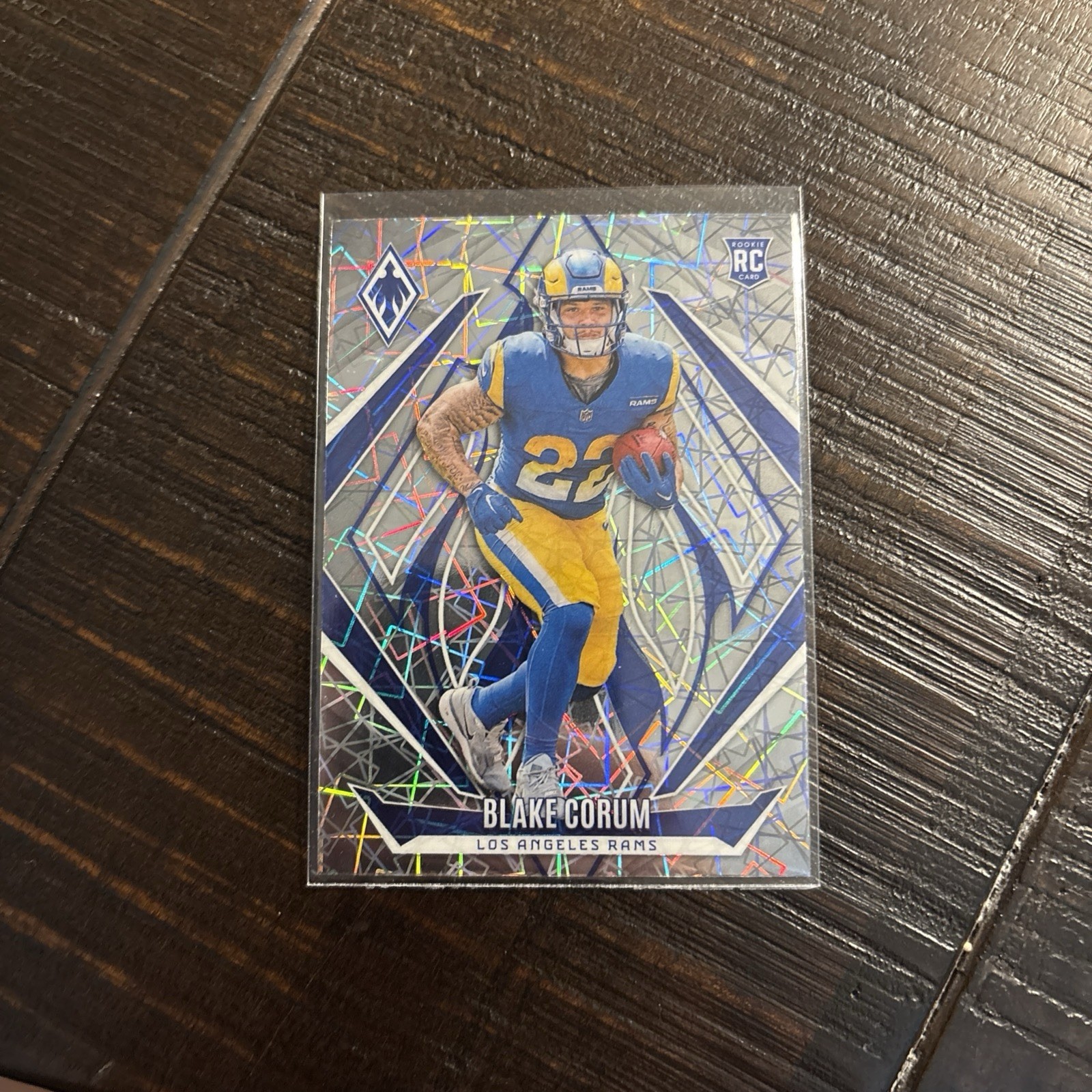 2024 Panini Phoenix - Blake Corum - Rookie Silver Laser Prizm LA Rams RC #158 🔥