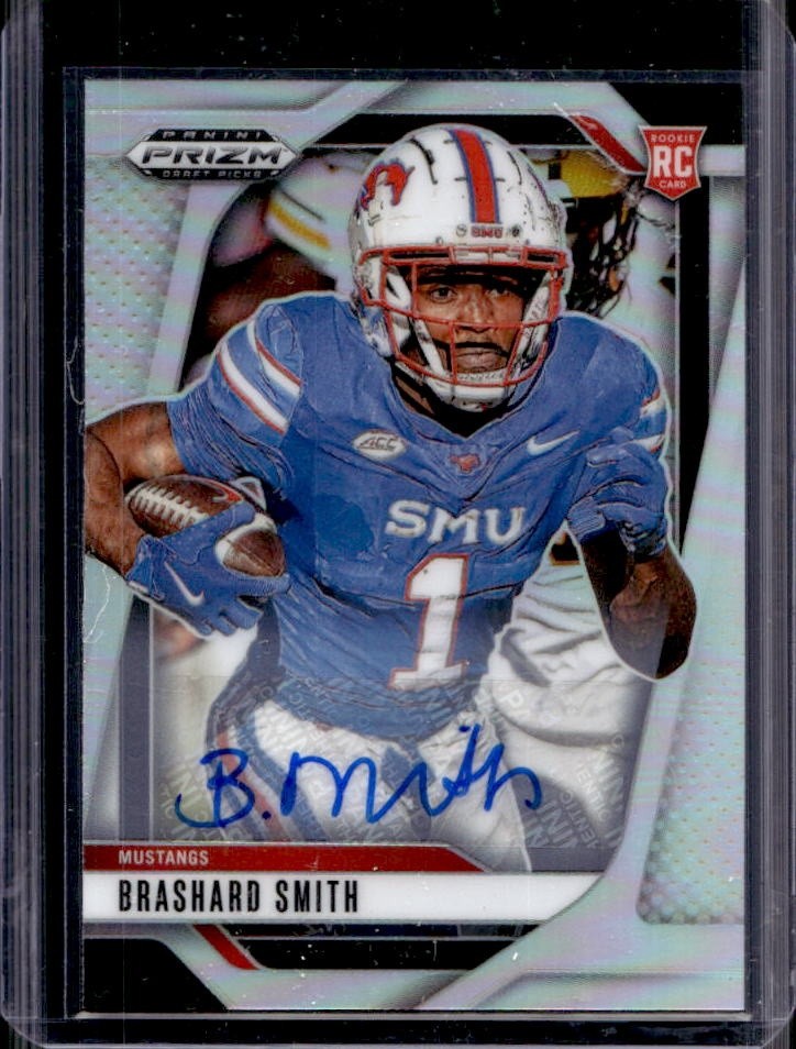 Brashard Smith Panini Prizm Draft Picks #110 Autograph Silver