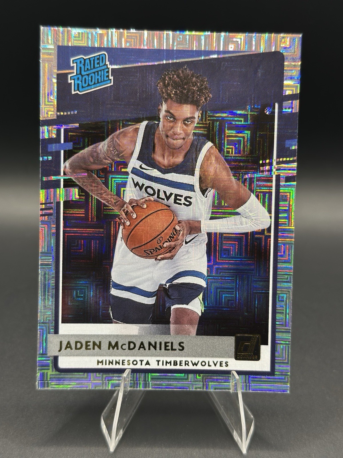 2020-21 Panini Donruss - Rated Rookies Jaden McDaniels #239 Choice (RC)