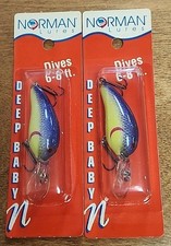 Lot Of 2. Norman Deep Baby N. 6-8ft. 1/4 oz. ...