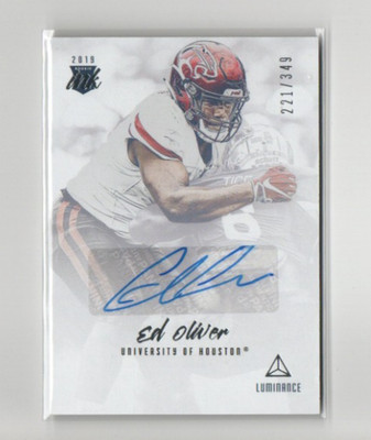 /349 2019 Panini Luminance - Rookie Ink Ed Oliver #RI-ED (RC, AU)