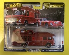 Hot Wheels Premium Team Transport Ferrari   GTO With Transporter   Hav 2 Haver
