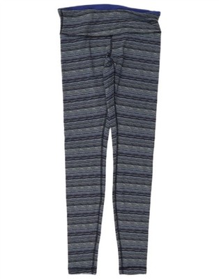 Lululemon Damen Leggings US 8 Medium marineblau gestreift CN16