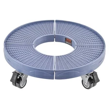 Round Trash Can Dolly 15-22.8 in Adjustable Heavy Duty Plastic Bin Dolly 400lbs 