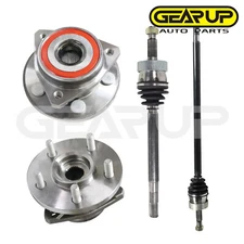 Front CV Axle Shaft & Wheel Bearing Hub for 1993-98 Jeep Grand Cherokee 4WD