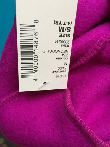 Neon Orchid Pink Child Beanie Hat S/M Polyester Outerwear The Childrens Place - Picture 6 of 10