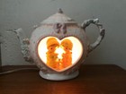 Vintage 1992 Precious Moments Our Friendship Hits the Spot Teapot Light Tested