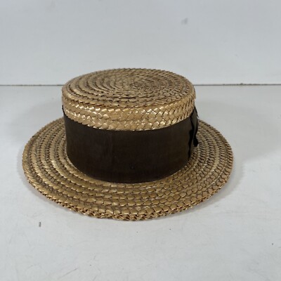 【vintage】1890s straw hat 麦わら帽子 vintage】1890s straw hat 麦わら帽子