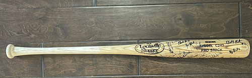 1993 FLORIDA MARLINS Inaugural Season Team Signed Bat (27 Signatures) (JSA ALOA) - Picture 6 of 10
