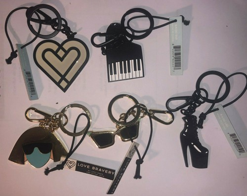 Love Bravery by Lady Gaga and Elton John - Enamel Keychain - Select which style