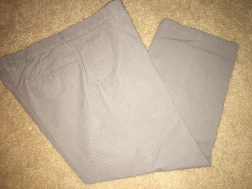 Dockers Hose Taille 36" Schrittlänge 26" Baumwollmischung Straight Fit Twill Micro Check - Bild 1 von 7