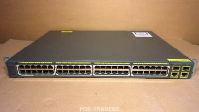 Cisco WS-C2960+48PST-S 2960 Plus 48 x 10/100 (PoE) + 2 x SFP + 2 x 10/100/1000