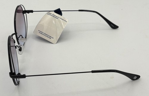 Gafas de sol redondas negras de metal Lucky Brand para mujer, lentes degradadas por humo D2003 - Imagen 10 de 15