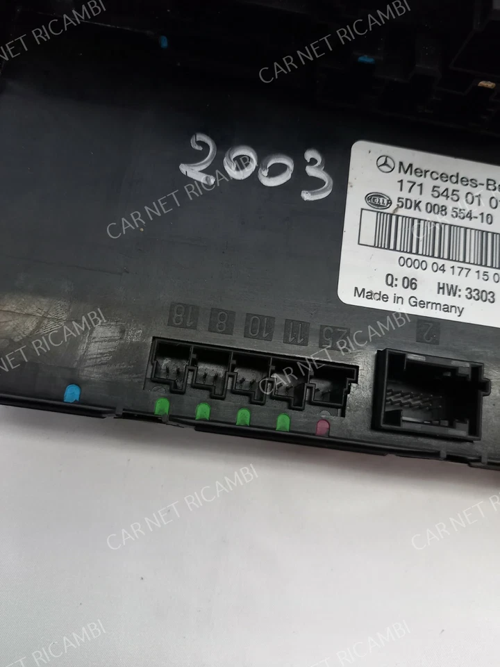 1715450101 HELLA 5DK008554 CENTRALINA BODY COMPUTER SAM MERCEDES-BENZ SLK R171 - Immagine 3 di 4