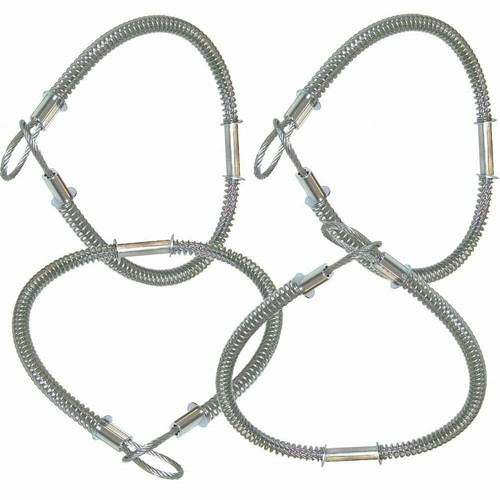 Manguera de compresor 3/4" acoplamiento, abrazaderas, cable Whipcheck 3/8" 1/2" 1" QR para planta - Imagen 36 de 81