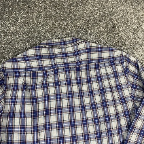 Bonobos Men's Slim Fit Long Sleeve Button Down Casual Shirt Plaid Blue Size M - Picture 9 of 10