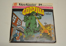 Vintage 1978 VIEW-MASTER Packet of GODZILLA, Envelope, 3 Reels and Booklet