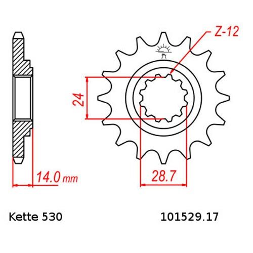 Chain Set Kawasaki ZRX 1100 97-00 Chain RK GB 530 Zxw 110 Gold Open 17/45 - Picture 2 of 4