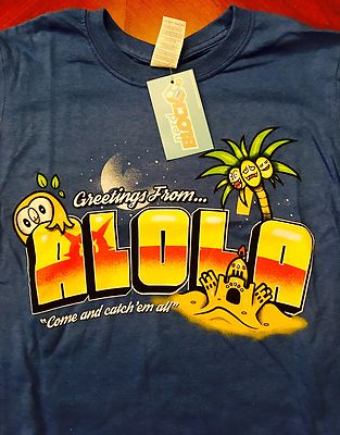 Nerd Block - EXCLUSIVE Pokemon Sun And Moon Aloha T-SHIRT (Size