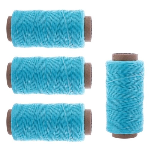 Leather Sewing Thread 4 Spools of Polyester Waxed Thread 164 Yard Per Spool - Picture 9 of 28