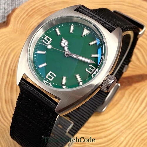 Reloj automático de buceo militar Tandorio para hombre NH35 PT5000 36 mm cristal zafiro - Imagen 7 de 26