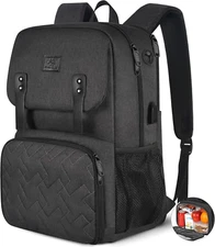 Lunch Backpack, 15.6 Inch Insulated Cooler Lunchbox Backpacks with USB Port for 