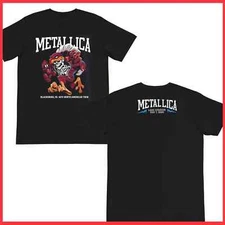 Metallica M72 Lane Stadium VA 2025 Tour T-Shirt Virginia Tech May 7th Tee