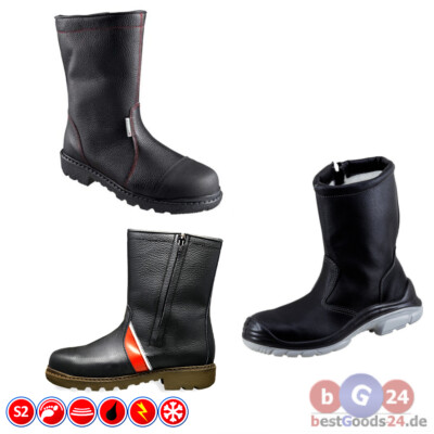 Winterstiefel Gr. 40 Sicherheitsstiefel S2 Echt Lammfell Kühlhaus Tempex Leder