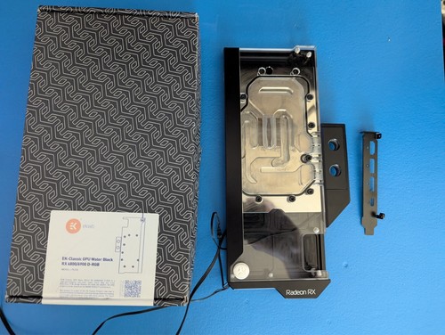 EK Quantum Vector RX 6800XT/6900XT Nickel + Plexi D-RGB (Used)