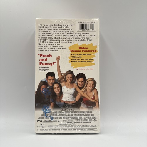 Bring It On (VHS, 2001) Kirsten Dunst Special Edition, New SEALED Watermarks - Imagen 3 de 7