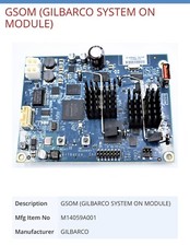 New Gilbarco Control Board M14059A001 PCA, GSOM Assembly
