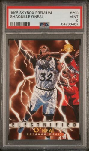 Shaquille Oneal Shaq 1995 Skybox Premium Electrified PSA 9  - Picture 1 of 2