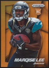2014 Panini Prizm MARQISE LEE Orange Prizm Refractor RC Rookie Card #291. rookie card picture