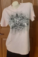 Delta Apparel Pink Tee Swamp People History Misses Size M
