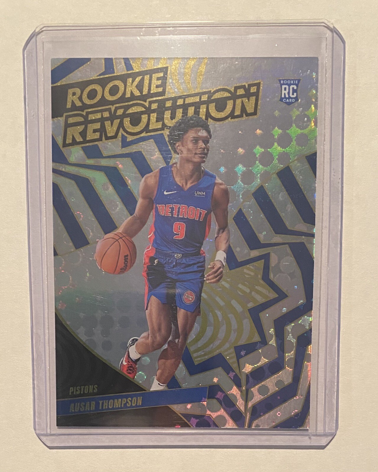 2023-24 Panini Revolution Ausar Thompson Rookie Revolution Fractal RC