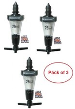 Optics Home Bar Pack of 3 Beaumont Solo Spirit Measure Dispenser 25ml 35ml 50ml