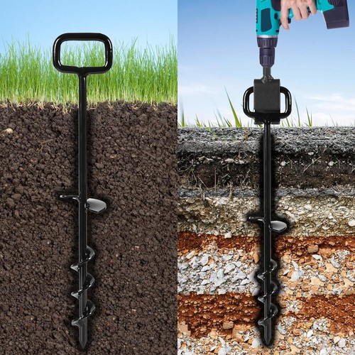 Heavy-Duty 16-Inch Screw Ground Anchors—Secure Your Camping Gear Anywhere Easily - Picture 9 of 9