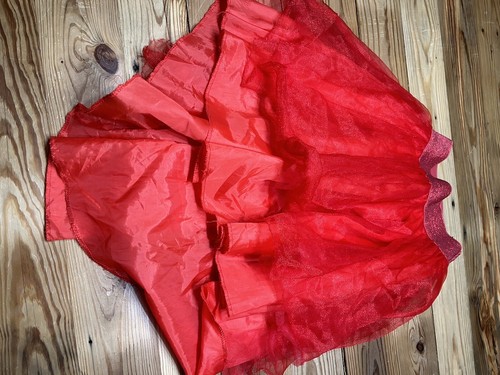 Used Red Halloween Girls Costume Lace  Skirt  - Picture 10 of 10