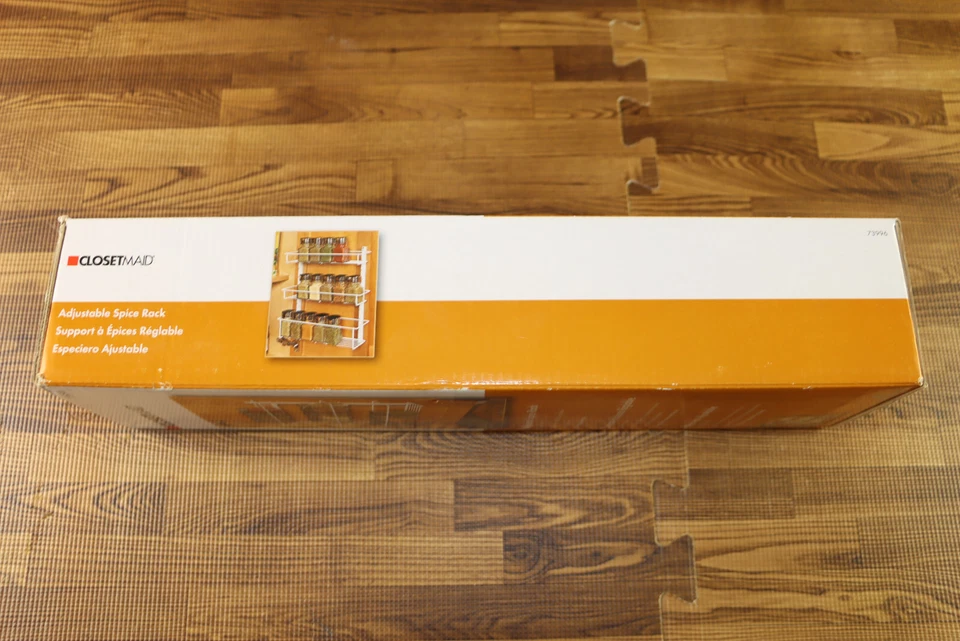 ClosetMaid Organizador de Estante de Especias Ajustable de 3 Estantes para Montaje en Gabinete/Pared, Blanco Foto 4 de 4