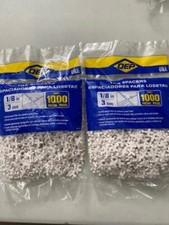 QEP 10281QMX 1/8" Tile Spacers 2 Packs of 1000 Total 2000pcs. USA